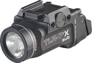 Streamlight TLR-7 X Sub USB 500 lumen weapon light black for 1913 short rails