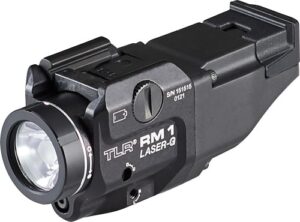 Streamlight TLR RM 1 Laser-G 500 lumen rail-mounted light with green laser, black finish