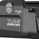 Streamlight TLR-9 Flex 1000 Lumen weapon light, black, ambidextrous rear paddle switch