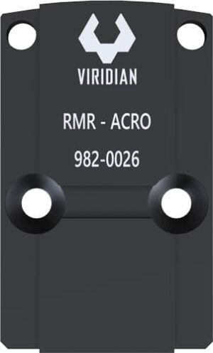 Viridian RFX45 RMR Mounting Adapter 9820026 black anodized 6061-T6