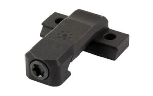 Arisaka Side Scout Picatinny mount in black anodized finish, low-profile weapon light mount