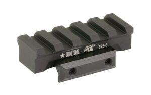 BCM A/T Optic Riser 525-5 black anodized 0.525 inch rise