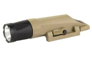 Inforce WMLX Gen 3 weapon light in Flat Dark Earth mounted on rail