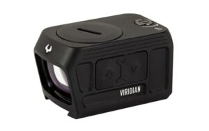 Viridian RFX45 closed-emitter green dot reflex sight with ACRO/RMR adapter