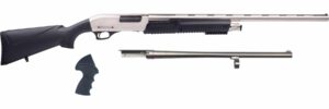 Rock Island Meriva MR25-P101-MC 12ga 3-in-1 combo showing 28-inch vent-rib barrel and black synthetic stock