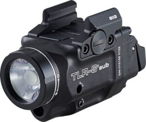 Streamlight TLR-8 Sub 500 lumens weapon light with red laser for Sig Sauer P365