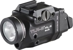 Streamlight TLR-8 HL-X Sub 1,000 lumen weapon light with red laser for 1913 short rails