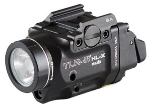 Streamlight TLR-8 HL-X G SUB weapon-mounted light with green laser, black finish