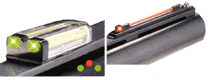 TRUGLO SIGHT SET GOBBLE-DOT - FOR ALL VENT RIBS RED/GREEN
