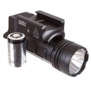 Leapers LTELP123RA 400-lumen sub-compact black pistol light with Picatinny mount