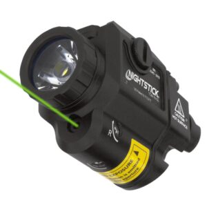 Nightstick TCM-10-GL compact weapon light with green laser, black anodized finish