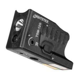 Nightstick TSM-12G subcompact weapon light with green laser for Glock pistols