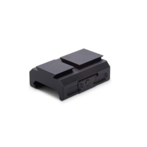 Viridian RFX45 low mounting adapter black anodized on Picatinny rail