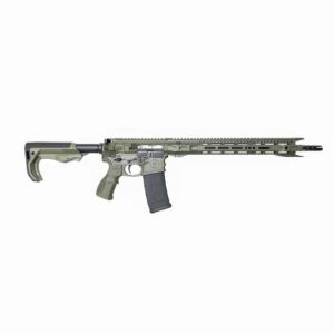 FosTech Stealth Raptor RIA 5.56 rifle in OD Green with 16 inch barrel and 16 inch rail