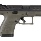 CZ P-10S sub-compact 9mm pistol in OD Green with 3.5 inch barrel and tritium night sights