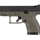 CZ P-10S sub-compact 9mm pistol in OD Green with 3.5 inch barrel and tritium night sights