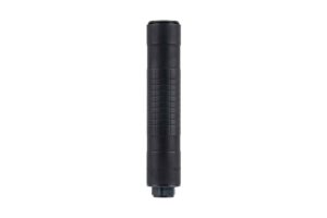 IWI IWS22 rimfire suppressor 6-inch black Cerakote with 1/2-28 direct thread