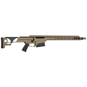 Barrett MRAD 17 inch fluted barrel rifle Flat Dark Earth folding stock