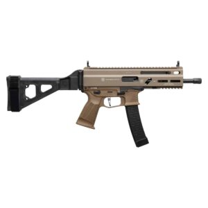 Grand Power Stribog SP9A1 9mm pistol FDE 8in threaded barrel SBT brace