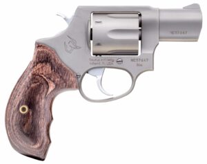 Taurus 856 2 in stainless revolver with smooth walnut grips, 6-shot