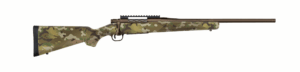 Mossberg Patriot .22-250 Rem 18-inch Threaded Bull Barrel Multicam Brown