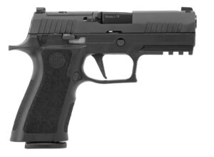 SIG Sauer P320 X Carry 9mm 3.9 inch XRAY3 black polymer pistol with two 10-round magazines