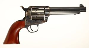 Taylors and Company Drifter .357 Magnum 5.5-inch blued revolver with walnut grips