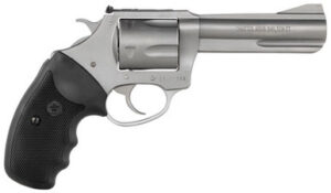 Charter Arms Pitbull 9mm 4.2-inch 5-shot matte stainless revolver with black rubber grip