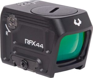 Viridian RFX44 9810113 green dot reflex sight black 5 MOA Picatinny high mount