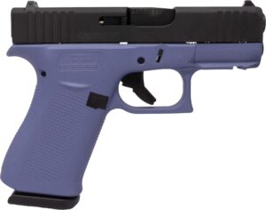 Apollo Custom GLK 43X 9mm 10rd ORC black rail pistol on white background