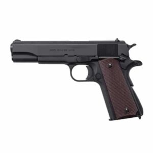 Auto-Ordnance 1911BKOMA 1911A1 .45 ACP 5-inch pistol matte black frame brown grips