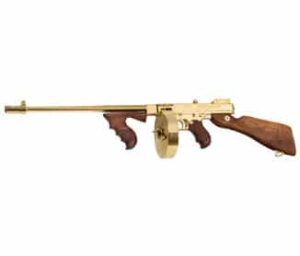 Auto-Ordnance AO 1927A-1 .45 ACP 16.5-inch titanium gold plate semi-auto rifle