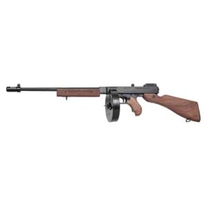 Auto-Ordnance AO 1927A1 DLX .45 ACP 16.5 finned barrel walnut stock horizontal foregrip