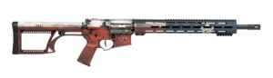 APF Texas Edition 6.8 SPC Hunter rifle side view with Luth-AR MBA2 stock