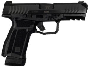 AREX Delta M Gen2 9mm 4in black nitride slide, angled view