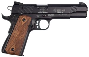 Mauser Rimfire BLG 1911 .22 LR 5-inch barrel with walnut grips and ambidextrous safety