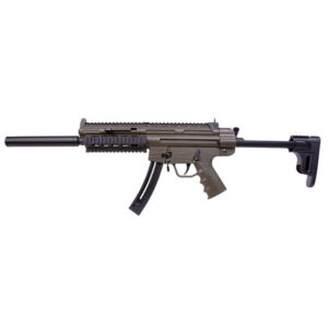 BLG GSG-16 .22LR semi-automatic rifle in ODG with 16.25-inch barrel and 22-round magazine