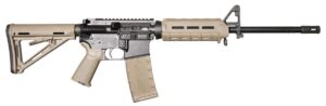 Black Rain Ordnance BRO A2 16 inch 5.56 NATO AR rifle in black and flat dark earth with Magpul MOE furniture