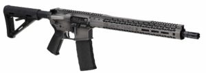 Black Rain Ordnance Spec+ We The People 5.56 16in Titanium Battleworn rifle side view