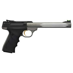 Browning Buck Mark Lite Gray URX .22 LR pistol with 7.25 inch fluted barrel and Ultragrip RX