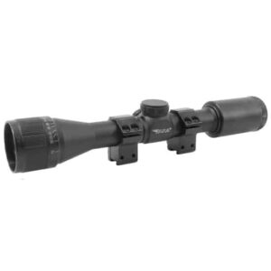 BSA Optics Outlook Air 4x32mm AO Mil-Dot scope in matte black with dovetail rings included