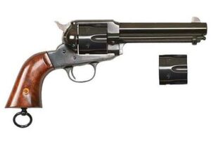 Cimarron CA159 1890 .45 Long Colt revolver 5.5-inch blued finish walnut grips extra .45 ACP cylinder