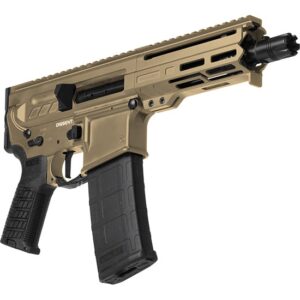 CMMG Dissent MK4 .300 AAC Blackout 6.5-inch pistol in Coyote Tan