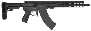 CMMG Banshee MK47 7.62x39 12.5 inch pistol in armor black with RipBrace