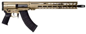 CMMG Dissent Mk47 7.62x39 16.1in Coyote Tan rifle side view