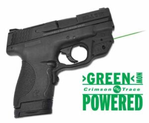 Crimson Trace Laserguard LG-489G green laser for S&W M&P Shield 9mm/.40