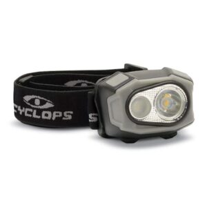Cyclops CYCHL4X eFlex 400 lumen rechargeable black headlamp