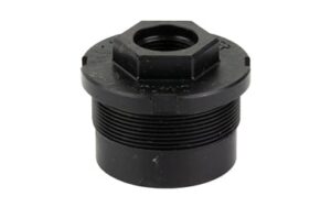 Dead Air DA410 Ghost P-Series fixed mount 1/2-28 Black Cerakote