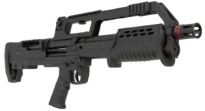 Escort BullTac 12ga pump shotgun with 18-inch stainless barrel and black bullpup stock