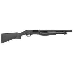 Hatsan Escort Slugger 12 GA pump shotgun with 18 inch barrel and black synthetic stock